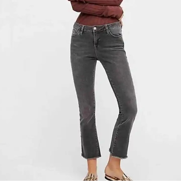 Free People • Black Raw Hem Jeans - Picture 11 of 11